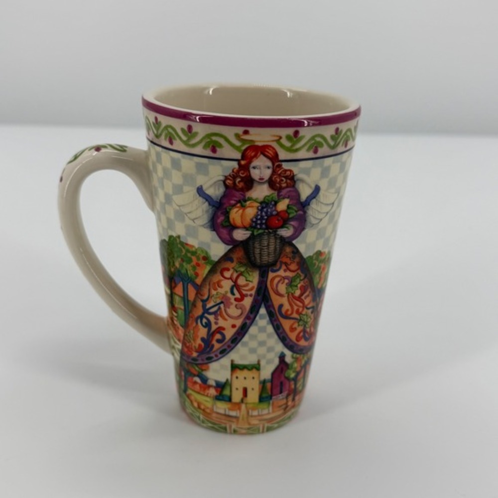 Jim Shore Certified International‎ Angel Four Seasons Mug 6in Multicolor cottage